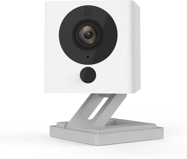 Wyze Cam 1080p HD Indoor Wireless Smart Home Camera with Night Vision, 2-Way Audio, Works with Alexa & the Google Assistant, One Pack, White - WYZEC2